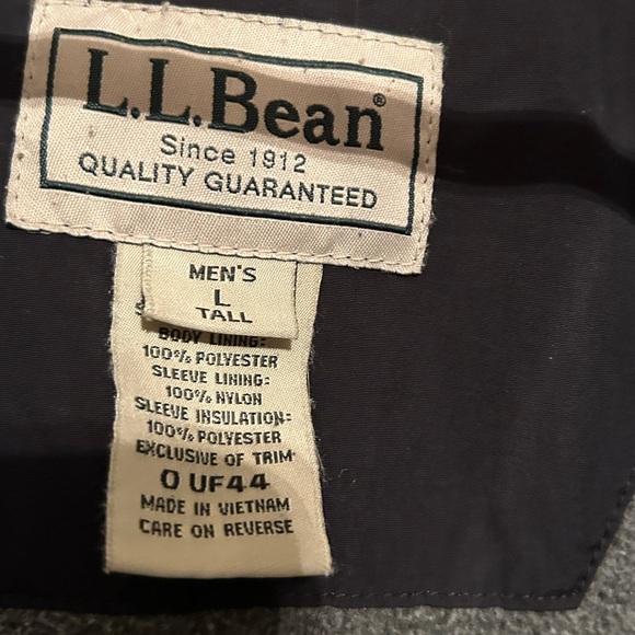 LL BeanMen's Warm-Up Jacket, Fleece Lined - Picture 9 of 9